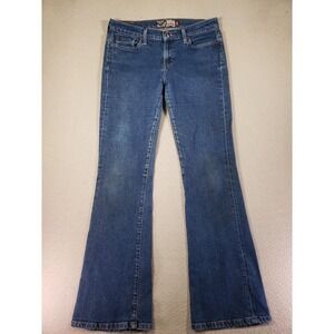 Roxy Jeans Womens 11 Blue Denim Mid Rise Bootcut Straight Leg Casual Outdoor